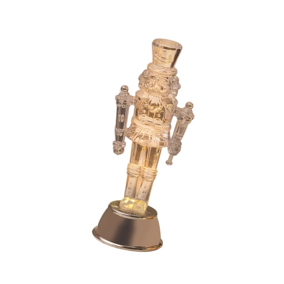 LED Illuminating Nutcrackers Figurine with Base Decors Traditional Desktop Art