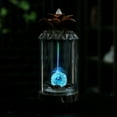 thumbnail image 1 of LED Incense Cone Burner Backflow Waterfall Ananas Incense Holder Acrylic Cover Aromatherapy Ornament for Meditation Room Living Room Yoga Room, 1 of 16