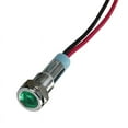 thumbnail image 1 of LED Indicator Warning Light 8mm Threaded Metal 6V 12V 24V 220V Panel Mount V4U8, 1 of 9
