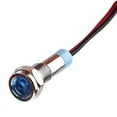 thumbnail image 1 of LED Indicator Warning Light 8mm Threaded Metal 6V 12V 24V 220V Panel Mount Z8F5, 1 of 9