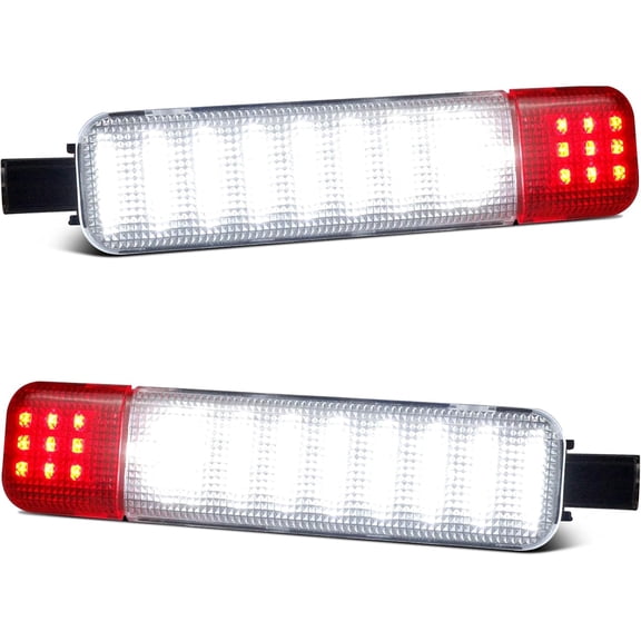 LED Interior Door Light Door Panel Courtesy Warning Light Lamp Assembly Compatible with 1999-2006 Silverado/Sierra 1500 2001-2006 3500 2500 HD 1999-2006 Yukon 1995-1999 C1500 C2500 C3500