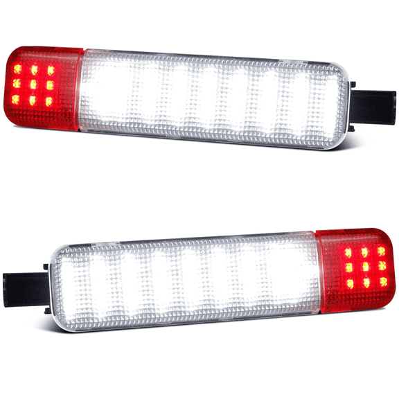 LED Interior Door Light Door Panel Courtesy Warning Light Lamp Assembly Compatible with Chevy Silverado GMC Suburban Avalanche