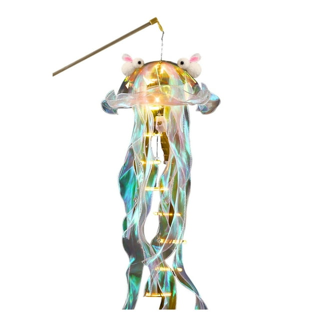 LED Jellyfishh Lamp Nightlight Handmade Portable Atmosphere Decorative