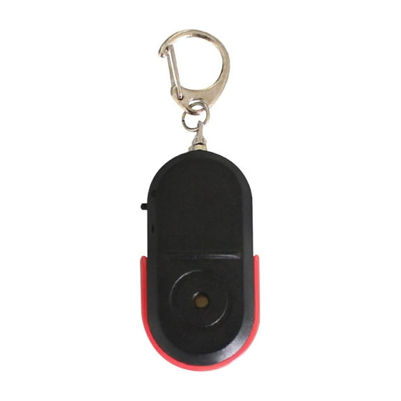 LED Key Finder, Sound Control Keychain, Anti Lost Locator, Whistle Activated Flashlight Design, Mini Portable Tracker for Keys Wallet Luggage Pet Backpack