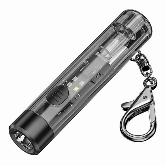 LED Keychain Flashlight COB Drop- Ultra Compact Keychain Light Batteries Included Small Rechargeable Flashlight