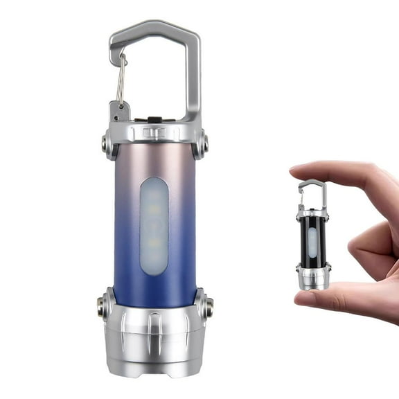 LED Keychain Flashlight Mini LED Keychain Light 300-Lumen Portable Bright Key Torch for Outdoor Camping Hiking and Emergency