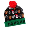 thumbnail image 1 of LED Knitted Christmas Hat with Colorful Lights, Warm Luminous Winter Beanie for Holiday Parties, Soft Festive Knit Cap for Adults and Seniors, Christmas Decoration and Gift Accessory,D, 1 of 8