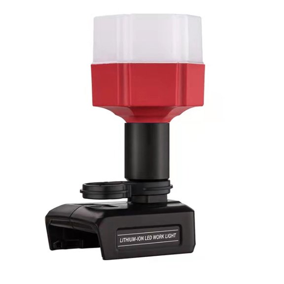 LED Lamp For Makita For Bosch For Dewalt For Milwaukee 14.4-20V Li-ion Battery Replacable Desk Lamp 1200lumen 12W Adapter Tool