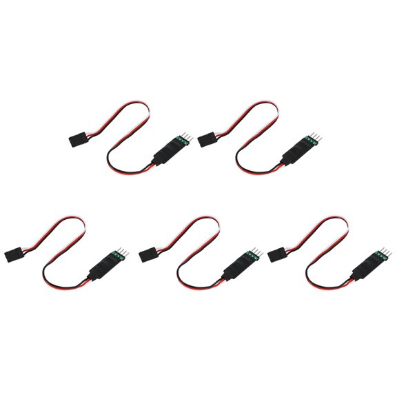 LED Lamp Light Control Switch Panel System Turn On/Off 3CH for 1/10 1/8 RC    CC01 4WD  SCX10,5 Pcs