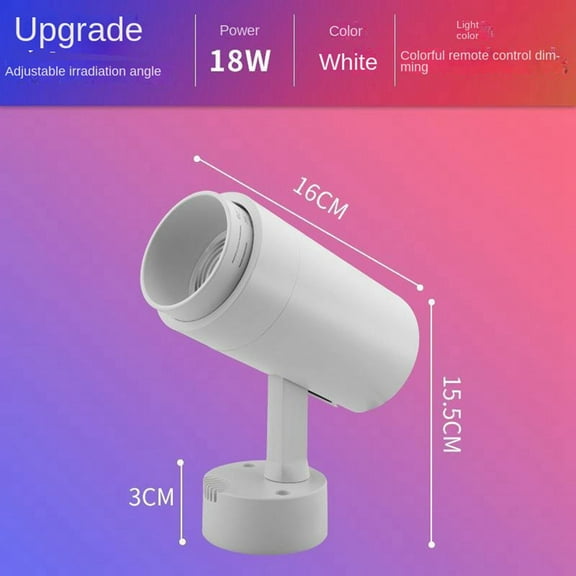 LED Lamp Spotlight Ceiling Spot Lights RGB Lamp Remote Control Adjustable Atmosphere Decoration Indoor Ceiling Light D