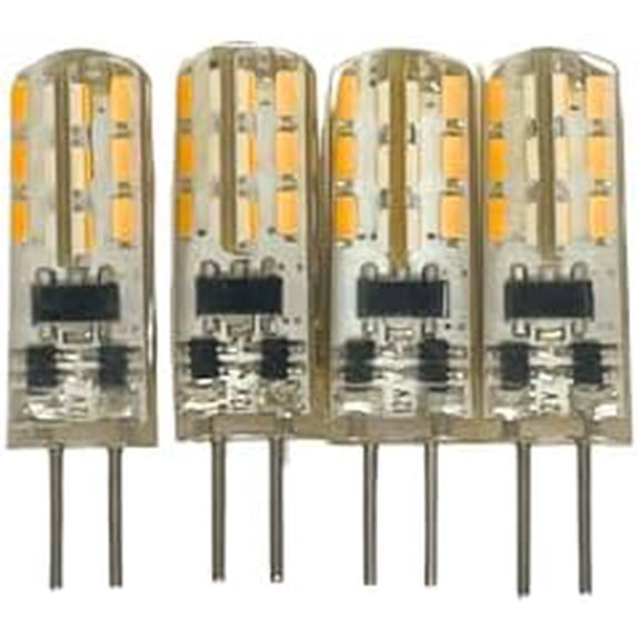 LED Landscape Light Bulb, (4 Pack) T3 G4 Base, 1.5W (20W Equivalent), 2700k, Dimmable, Indoor/Outdoor,12v$$Tools & Hardware Other
