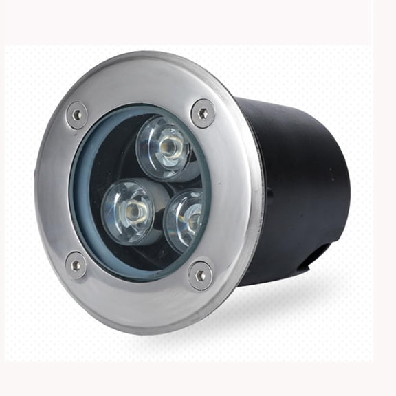 LED Landscape Lights Embedded In Ground Light IP66 Waterproof AC85-265V Outdoor LED Underground Light for Yard Garden Pathway Walkway Deck Step Well Lights(Warm White,1W-AC85-265V)