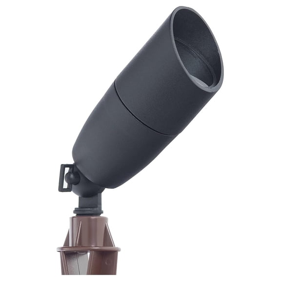 LED Landscape Spotlight Waterproof Spotlight Adjustable Directional Lighting for Patio Deck Yard Garden Pathway Pool Area - All Accessories Included (1 Black)