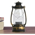 thumbnail image 1 of LED Lantern under $5! Bzdzmqm Electric Lantern Battery Operated,Flame Flickering Vintage Decorative Lamp,Outdoor Garden Patio Lighting,Camping Fishing Emergency Light,Blackout Safe LED Lantern, 1 of 6