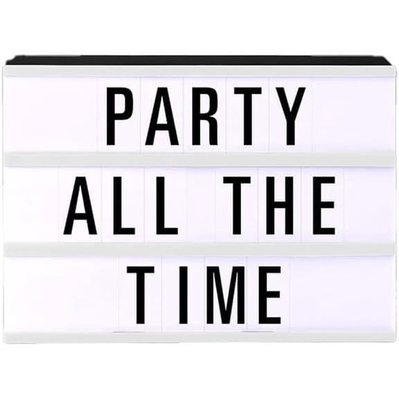 LED Large Cinema Marquee USB Battery Powered Light Box$$Art & Craft