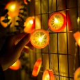 thumbnail image 1 of LED Lemon String Lights, Plug in Summer Fairy Lights with 10 Lemon Slicer Lights, Novelty Decorative String Lights for Indoor & Outdoor, Bedroom Garden Patio Party Wedding Decor 79in, 1 of 1