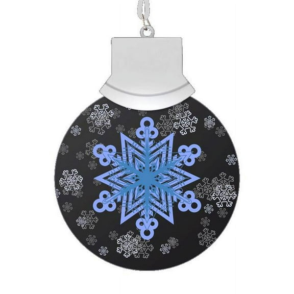 LED Let It Snow Animated Snowflake Necklace