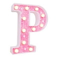 thumbnail image 1 of LED Letter Light Glitter Alphabet Sign with Hanging Hole Night Light Party Wedding Home Decoration LED Light, 1 of 7