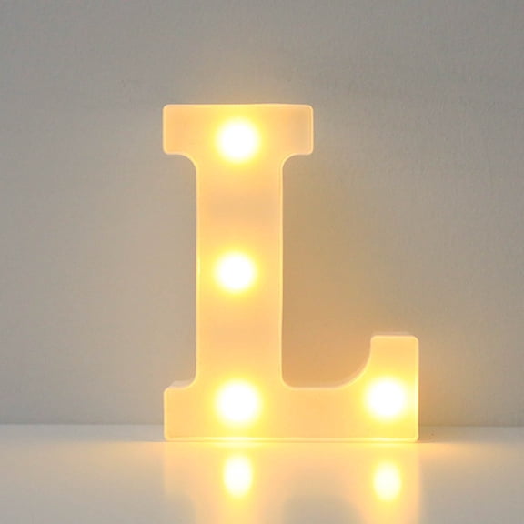 LED Letter Lights Alphabet, Battery Powered String Lights for Wall, A Z Letter Lamp for Birthday Party, Alphabet Marquee Sign for Bedroom Home,1-Pack