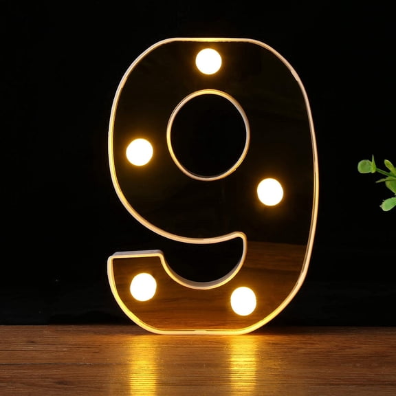 LED Letter Lights- Alphabet Marquee Letters Sign LED Marquee Number Lights Sign For Night Light Gold.