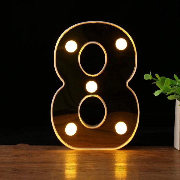 LED Letter Lights- Alphabet Marquee Letters Sign LED Marquee Number Lights Sign For Night Light Gold.