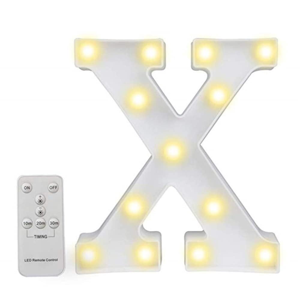 LED Letter Lights- Alphabet Marquee Letters Sign LED Marquee Number ...