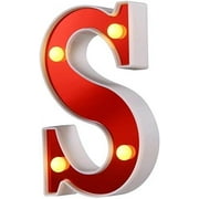 LED Letter Lights, Alphabet Marquee Letters Sign LED Marquee Number Lights Sign for Night Light,Suitable for Christmas Home, bar Decoration
