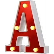 LED Letter Lights, Alphabet Marquee Letters Sign LED Marquee Number Lights Sign for Night Light,Suitable for Christmas Home, bar Decoration