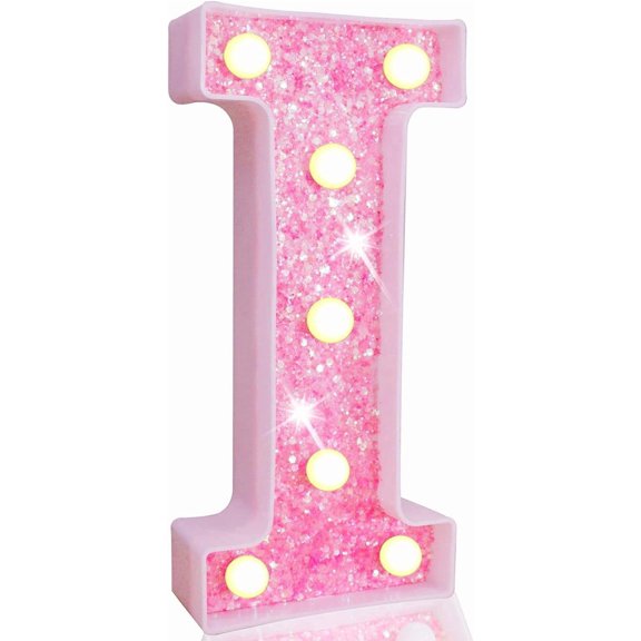 LED Letter Lights, Alphabet Marquee Letters Sign LED Marquee Number Lights Sign for Night Light
