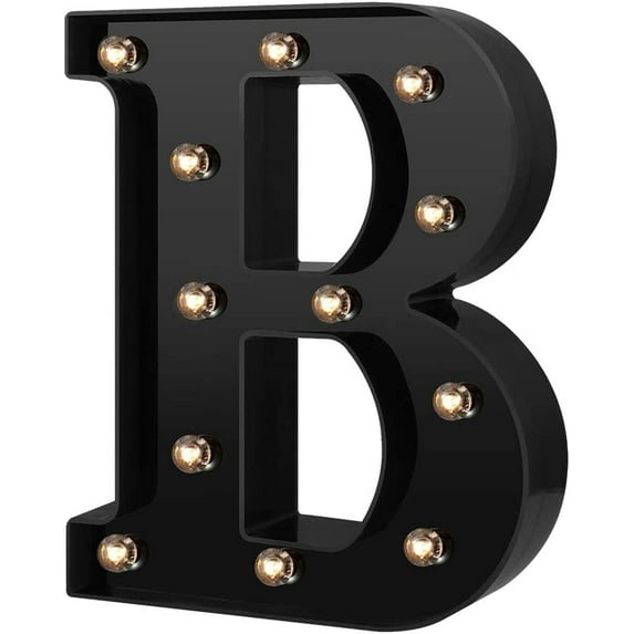LED Letter Lights, Alphabet Marquee Letters Sign LED Marquee Number Lights Sign for Night Light