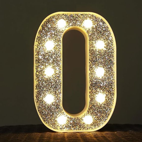 LED Letter Lights, Alphabet Marquee Letters Sign LED Marquee Number Lights Sign for Night Light