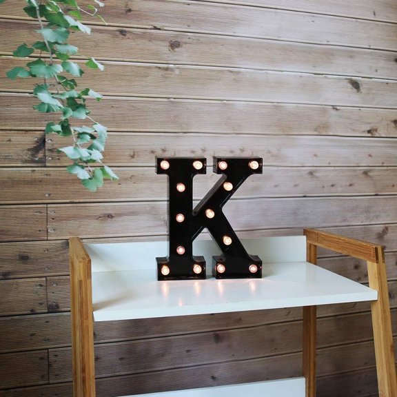 LED Letter Lights, Alphabet Marquee Letters Sign LED Marquee Number Lights Sign for Night Light