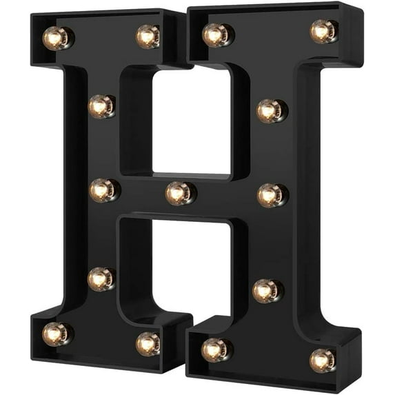LED Letter Lights, Alphabet Marquee Letters Sign LED Marquee Number Lights Sign for Night Light