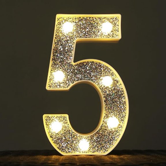LED Letter Lights, Alphabet Marquee Letters Sign LED Marquee Number Lights Sign for Night Light