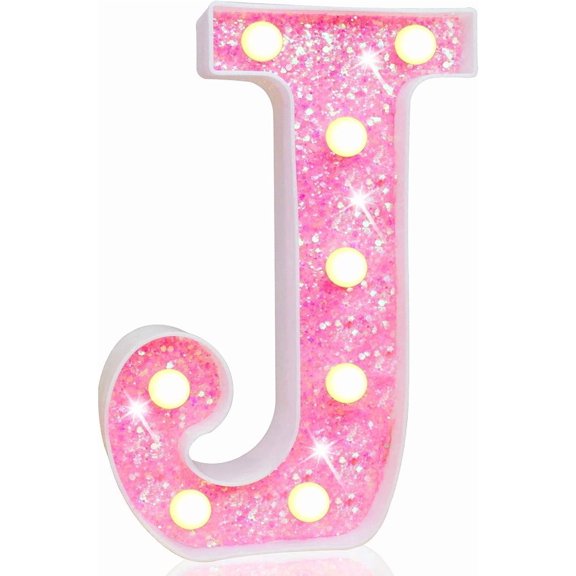 LED Letter Lights, Alphabet Marquee Letters Sign LED Marquee Number Lights Sign for Night Light