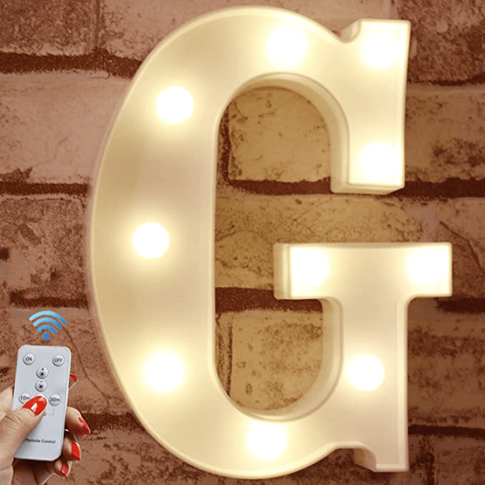 LED Letter Lights, Light Up Letter for Wall Decor Alphabet Light Up