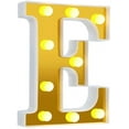 thumbnail image 1 of LED Letter Lights Sign Light Up Letters Sign for Night Light Wedding/Birthday Party Battery Powered Christmas Lamp Home Bar Decoration(E), 1 of 6