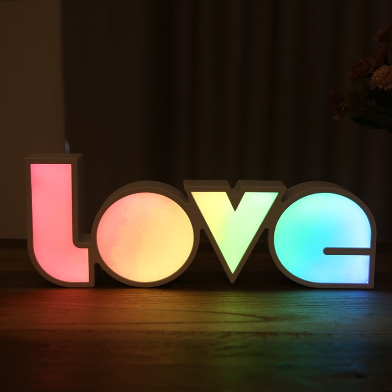 LED Letter Lights Sign Light Up Letters Sign for Night Light Wedding