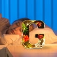 thumbnail image 1 of LED Letter Night Light, Decorative Resin Ambient Desk Lamp with Soft Glow for Bedroom & Living Room Decor, 1 of 9