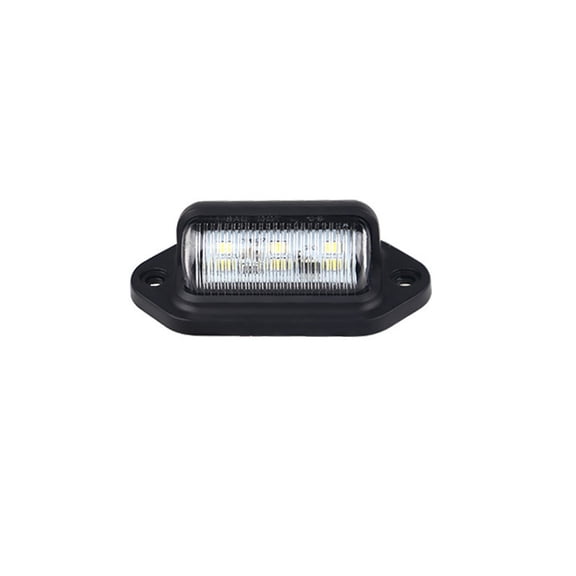 LED License Plate Light 12V-24V Waterproof Side Marker Lamp for Truck Trailer RV Boat