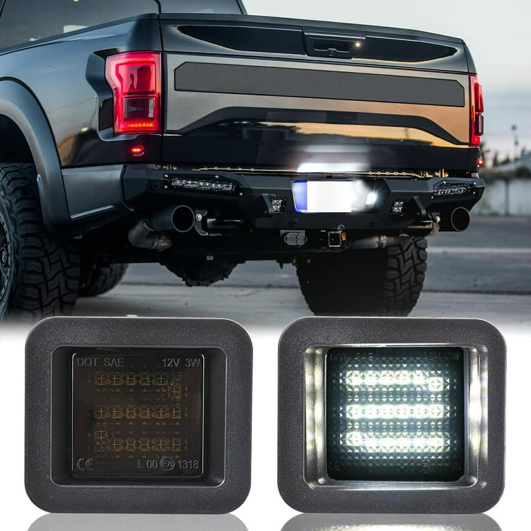 LED License Plate Light Tag Lights Assembly Compatible with Ford