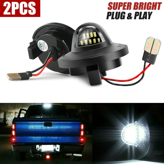 LED License Plate Light Tag Lamp Assembly Replacement For F 250 F 350 F