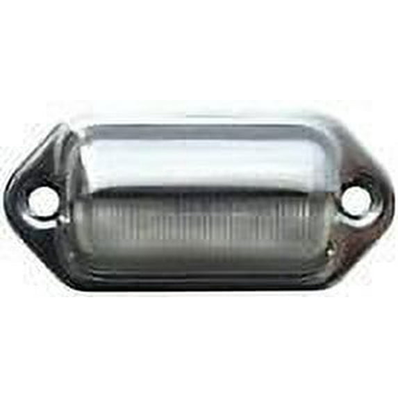 LED License Plate Tag Light Stainless Steel Boat Trailer RV Truck