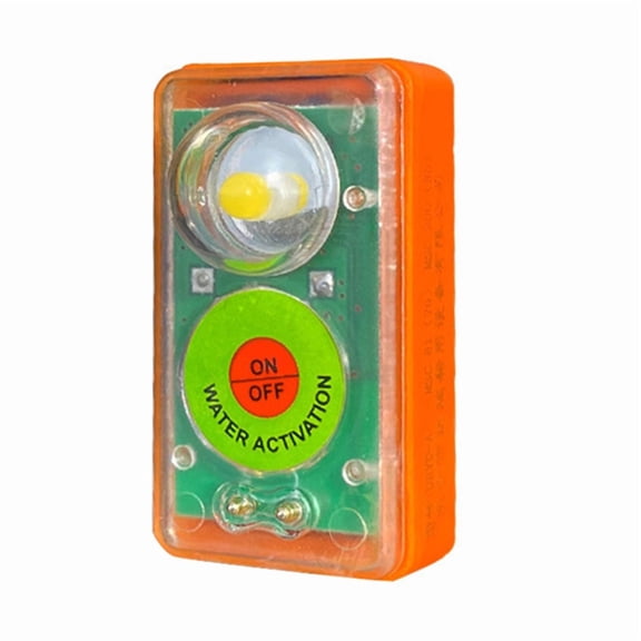LED Life Jacket Light Personal Locator Light -Efficient Life Saving Warning Lamp for Water Survival Emergency