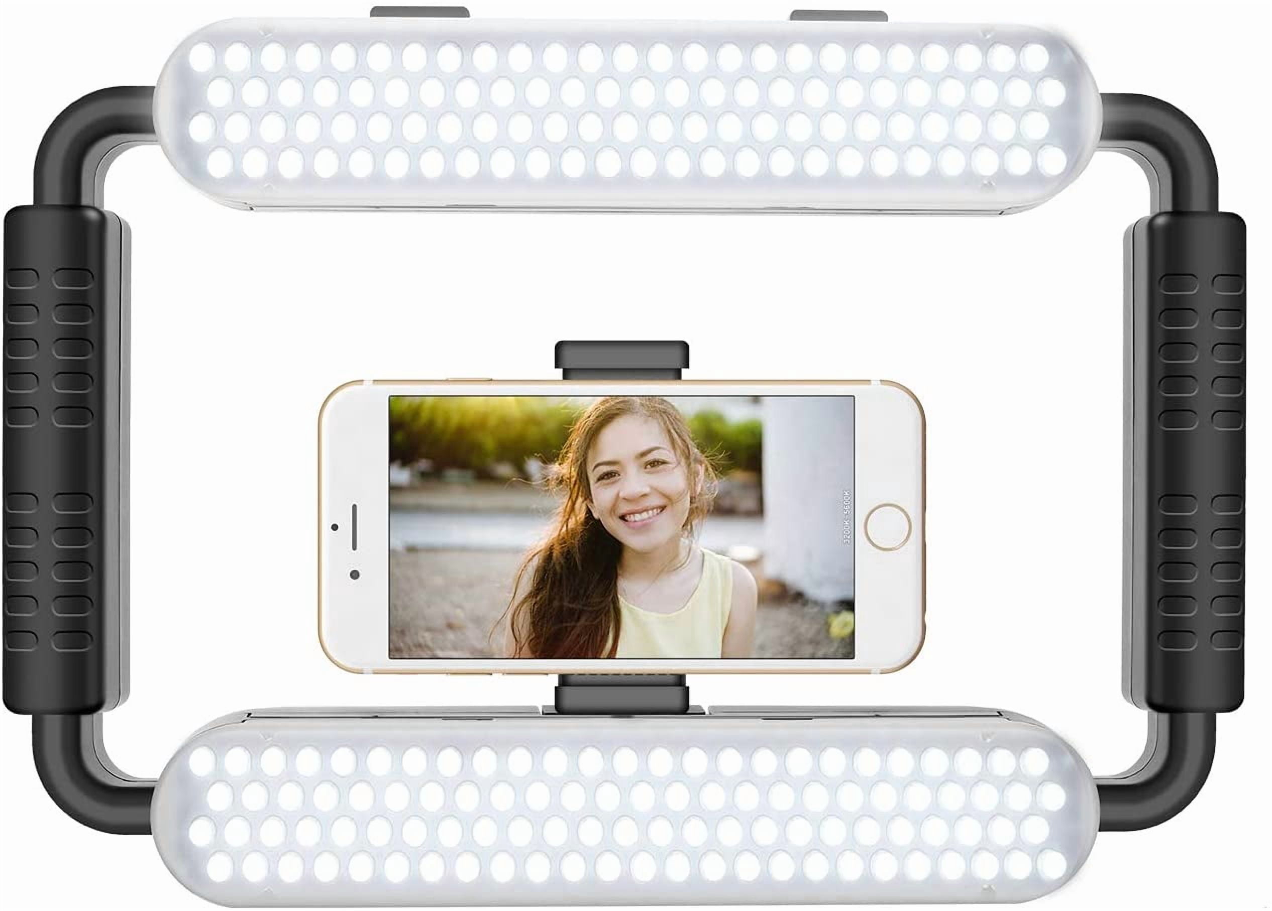 Backpack Rig For Camera LED Light 5600K Selfie Light, Smartphone Video Rig & Phone Video ...