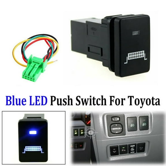 LED Light Bar Switch Push Button For Toyota Tacoma 4Runner Camry Corolla Tundra