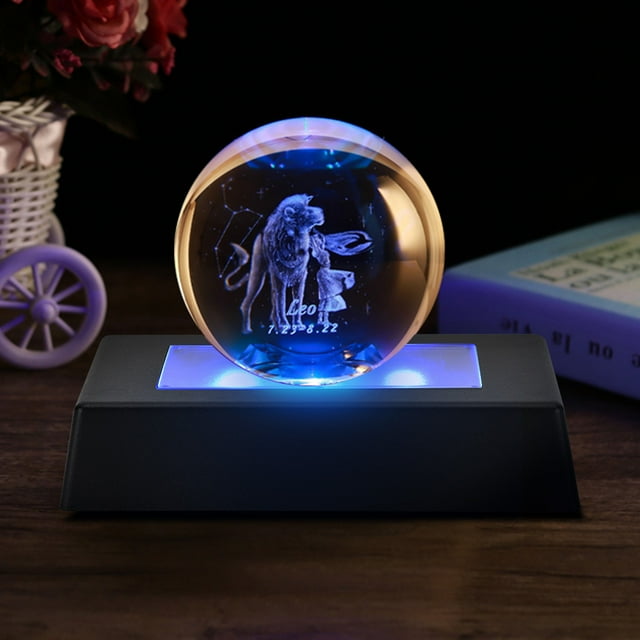 LED Light Base for Crystal 3D Cube Glass Art, Colorful Lighted
