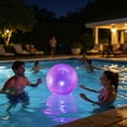 thumbnail image 1 of LED Light Up Beach Ball 40cm Glowing Floating Pool Toy Waterproof PVC Inflatable Sphere for Night Swimming Party Outdoor Indoor Dark Games Summer Backyard Activities, 1 of 6