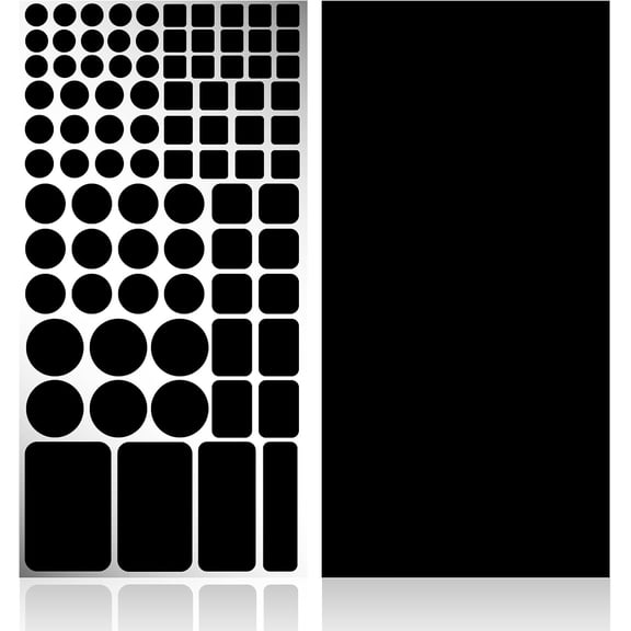 LED Light Blocking Stickers,Blackout Stickers for Electronic,2 Sheets LED Light Blocking Covers, LED Covers Blackout, Dimming 100% of LED Lights