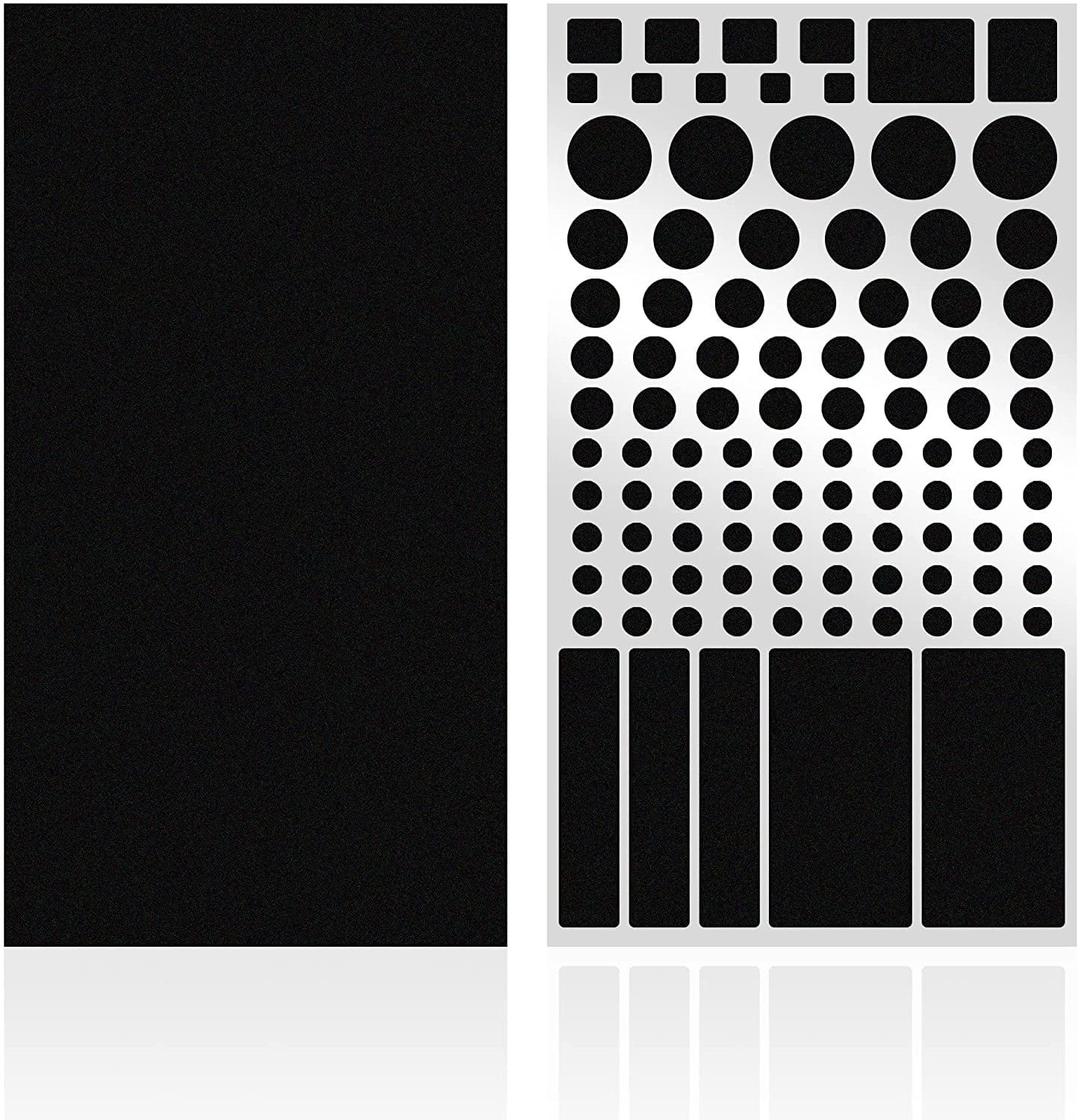 LED Light Blocking Stickers, Light Dimming LED Filters, (2 Sheets ...